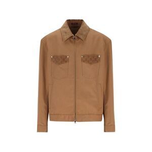Gucci Brown Jackets - Bomber Jackets Men